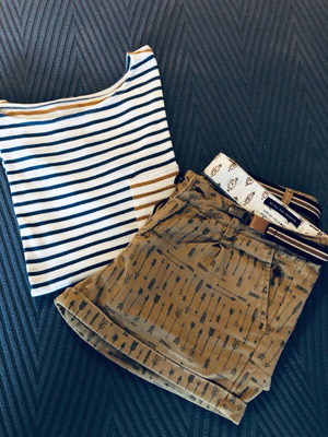 Old Navy women's set used, pack of 20, size S, beige and blue