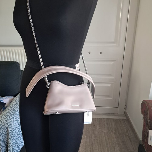 Calvin Klein Micro Mini Bag, shadow gray vegan leather