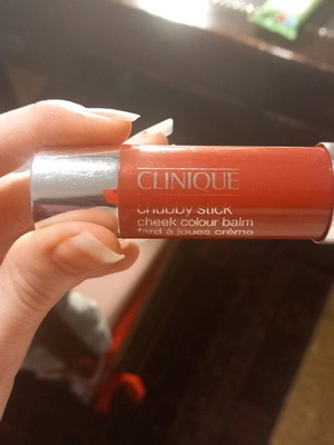 Clinique stick blush used, shade Roly poly rosy