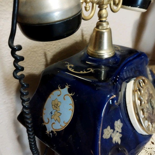 Limoges porcelain antique telephone used
