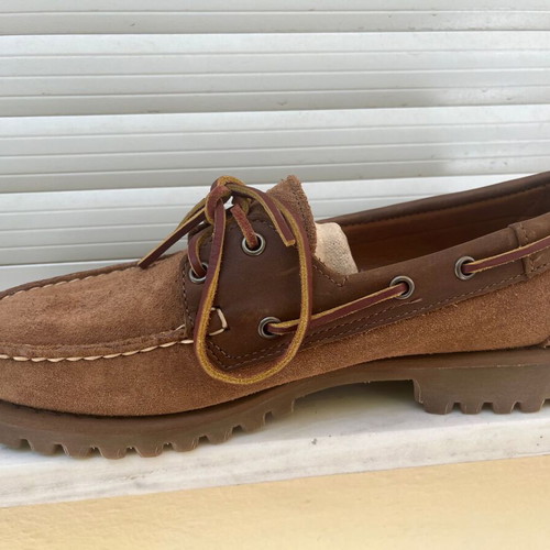 Sebago suede cognac brown shoes size 43