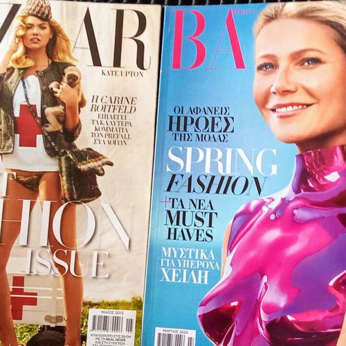 Bazaar magazines Gwyneth Paltrow and Carine Roitfeld like new
