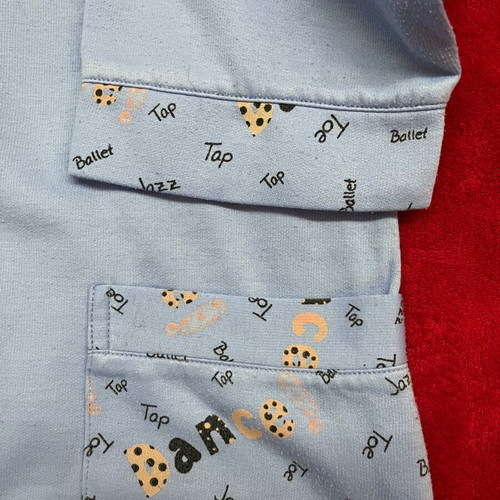 Warm pajama top used, blue, teen