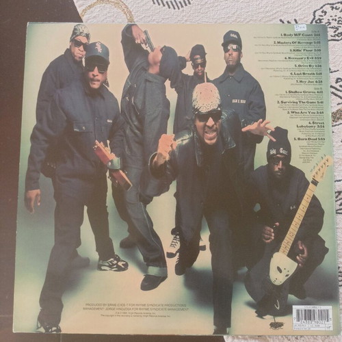 Body Count Born Dead LP like new, limited edition red vinyl