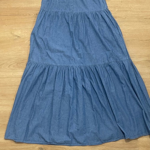 Denim dress size M like new, blue