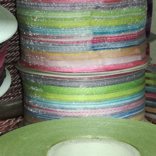 Multicolored cord ribbons for every use, new, pack of 90 pieces