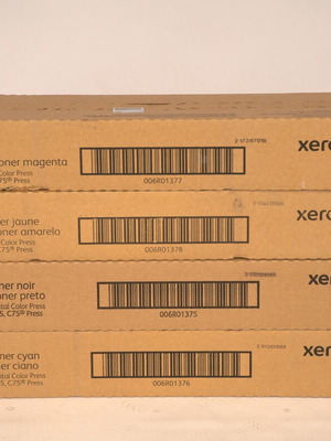 Xerox 700 Digital Color Press Toner CMYK set new