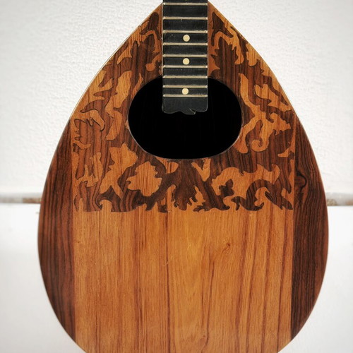 Handmade Tetrahordo Bouzouki with 200-Year-Old Robert College Wood