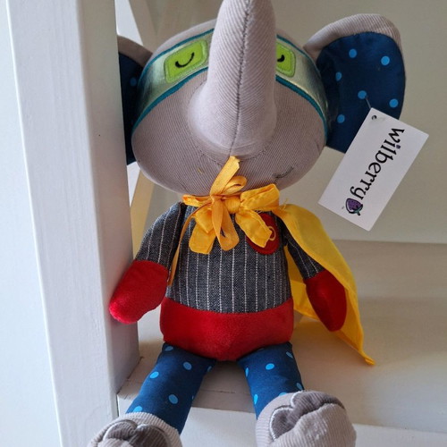 Plush elephant new with tag 30×12 cm