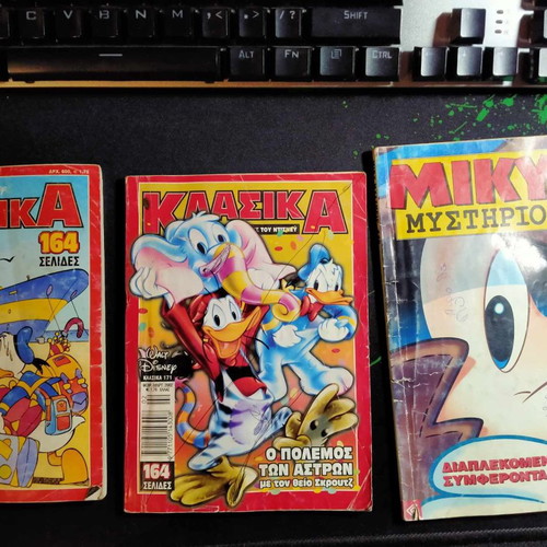 Disney and Popeye comics used, pack