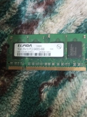 Elpida 1GB 2Rx16 PC2 6400S-666 Laptop RAM like new