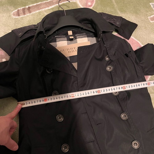 Burberry Brit trench coat women's black L like new