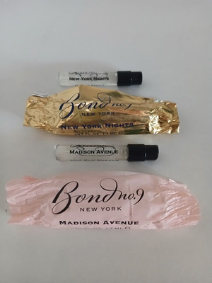 Bond No9 New York Nights & Madison Avenue perfume samples
