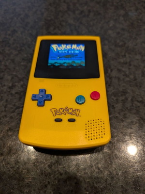 Nintendo Game Boy Color with IPS screen, lithium battery, type-c charger like new