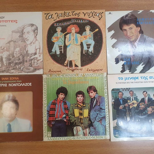 LP records used, pack of 67, 12 inch