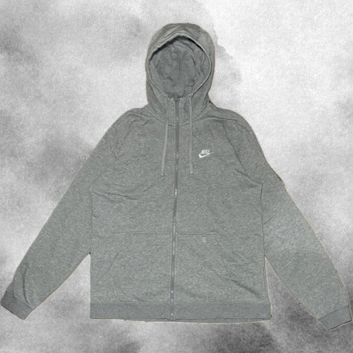 Nike zip-up hoodie in grey, like new, size L
