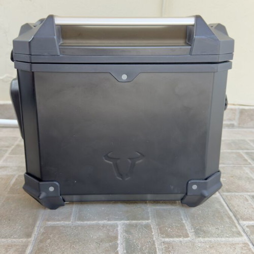 SW-Motech TRAX ADV Top Case 38L, black aluminum