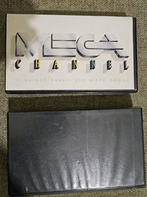 Συλλεκτική Promo Βιντεοκασέτα Mega Channel 1989-1990 μεταχειρισμένη
