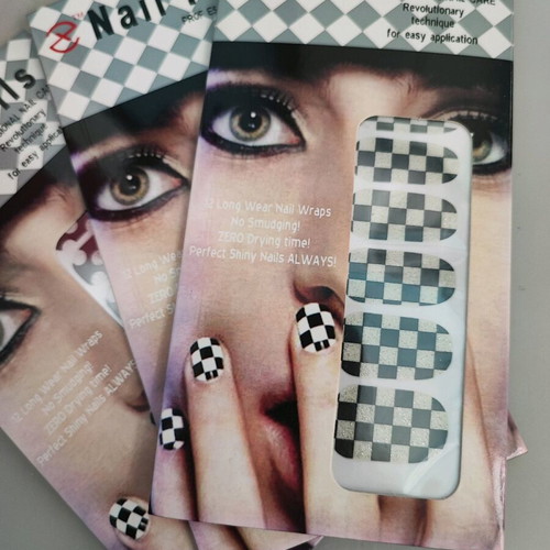 Nail stickers new, 19 sheets with 6 patterns