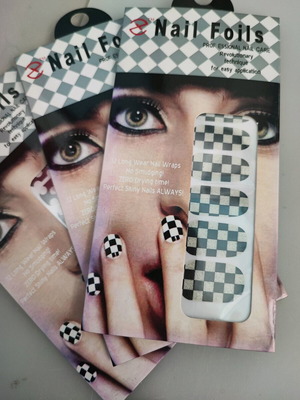 Nail stickers new, 19 sheets with 6 patterns