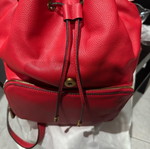 Guess backpack red like new with case