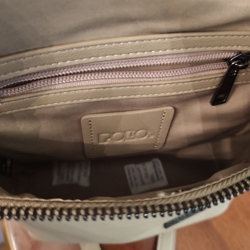 Polo Backbag new, beige, 24x23x12 cm