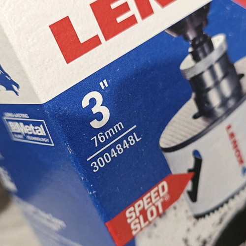 Lenox T3 76mm Hole Saw like new