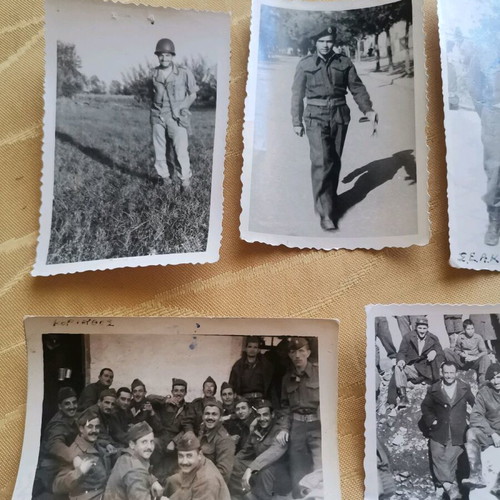 Military photos used, set of 6 from 1948 onwards