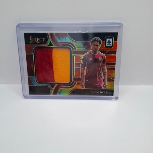 2025-26 Panini Select Serie A Paulo Dybala Tie-Dye Prizm Patch like new