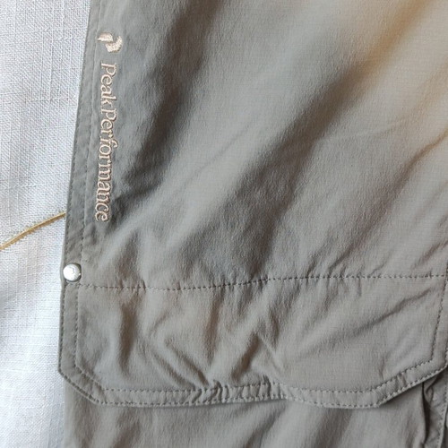 Peak Performance Dex P men's technical shorts size L like new, gray