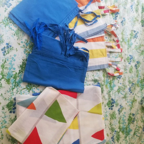 Curtains for IKEA KURA bed new with pillowcase and duvet cover