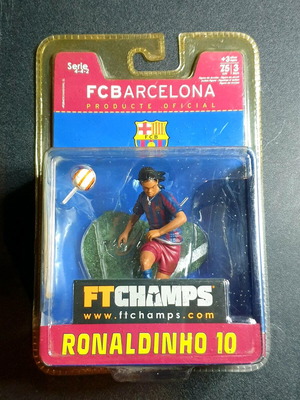 Φιγούρα Ronaldinho FT Champs 3 ιντσών Μπαρτσελόνα σφραγισμένη καινούργια