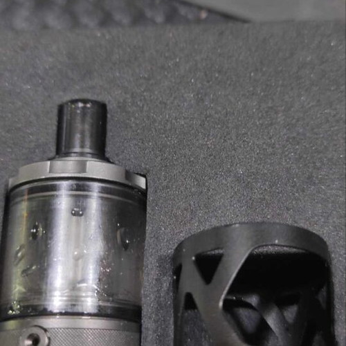 Bishop RTA Gu n metal used by Ambition Mods x The Vaping Gentlemen Club with tank armour