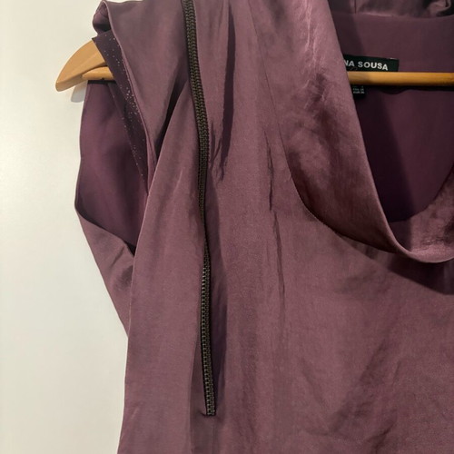 Women's dress tunic made to order, purple, size 36