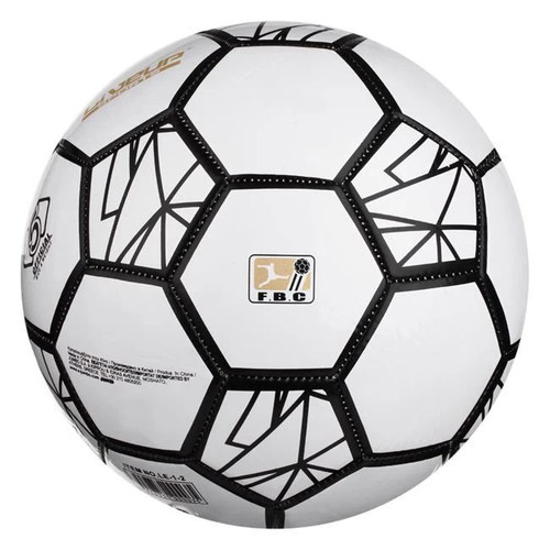 Soccer ball white with black designs No.5 new
