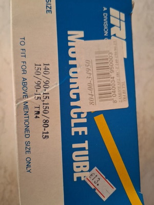 Motorcycle tube 150 90 15 new