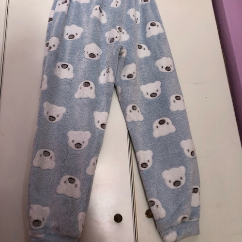Shein fleece pajamas new, blue with bears