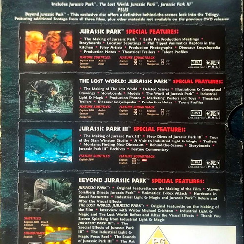 Jurassic Park The Ultimate Collection DVD