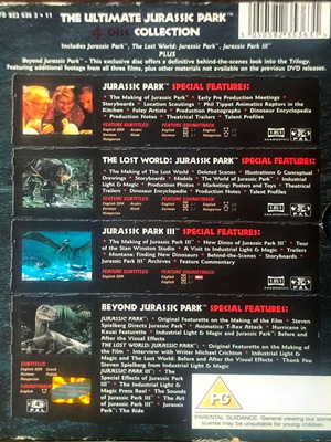 Jurassic Park The Ultimate Collection DVD