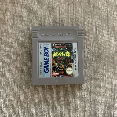 Teenage Mutant Ninja Turtles Fall of the Foot Clan Nintendo Game Boy used
