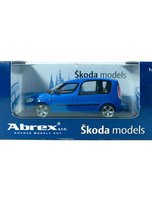 Skoda Roomster Diecast Car 1:43 Metallic Blue New