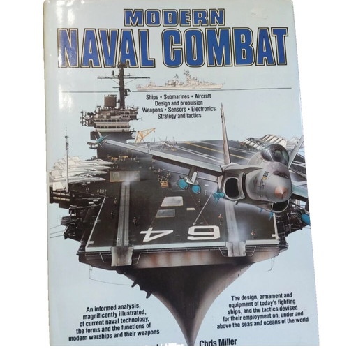 Modern Naval Combat encyclopedia like new, 1986, by David Miller and Chris Miller