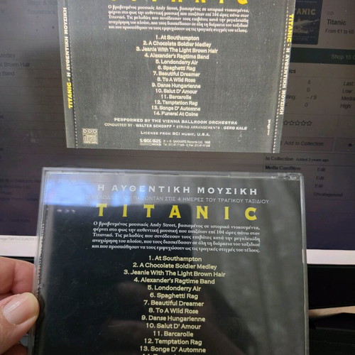 Titanic CD like new, classical music