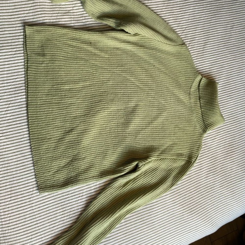 Pullover size S like new, green