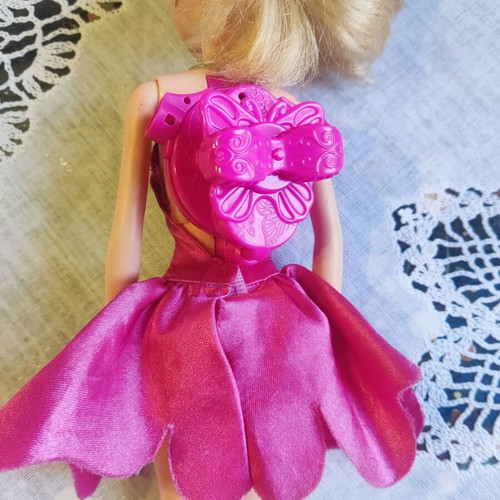 Barbie Mariposa doll used, without wings, working mechanism