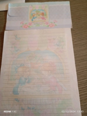 Correspondence like new, 1 envelope and 1 sheet