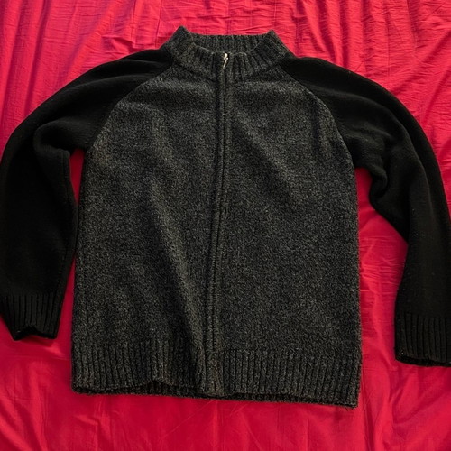 Gray cardigan used, size L