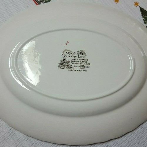 Myotts Country Life oval vintage platter used