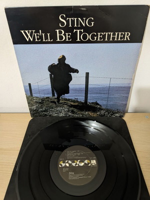 Sting We'll Be Together 12" vinyl record used, rock