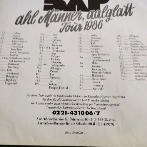 Bap 2 records used, rock, pack with German releases